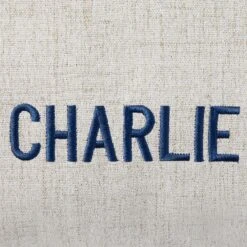 Frisco Personalized Knife Edge Bed, Beige Linen, X-Large -Cozy Paws 311760 PT4. AC SS1800 V1630593991