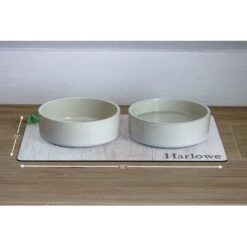 904 Custom Personalized Woodgrain Dog & Cat Placemat -Cozy Paws 314053 PT2. AC SS1800 V1637022402