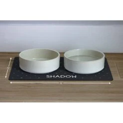 904 Custom Personalized Modern Dashed Dog & Cat Placemat -Cozy Paws 314067 PT2. AC SS1800 V1637018210