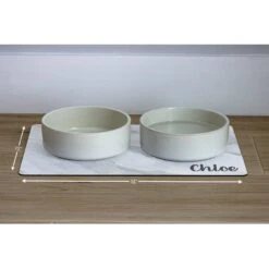 904 Custom Personalized Gold Marble Dog & Cat Placemat -Cozy Paws 314071 PT2. AC SS1800 V1637027562