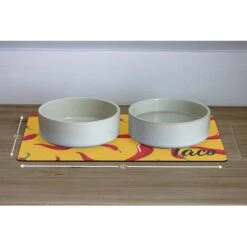 904 Custom Personalized Hot Pepper Dog & Cat Placemat -Cozy Paws 314081 PT2. AC SS1800 V1637020911