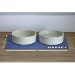 904 Custom Personalized Denim Print Dog & Cat Placemat -Cozy Paws 314085 PT2. AC SS1800 V1637020902