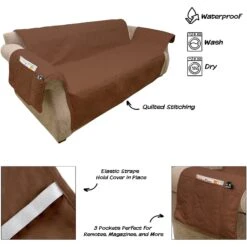 Pet Adobe Waterproof Couch Cover -Cozy Paws 314964 PT2. AC SS1800 V1626390965