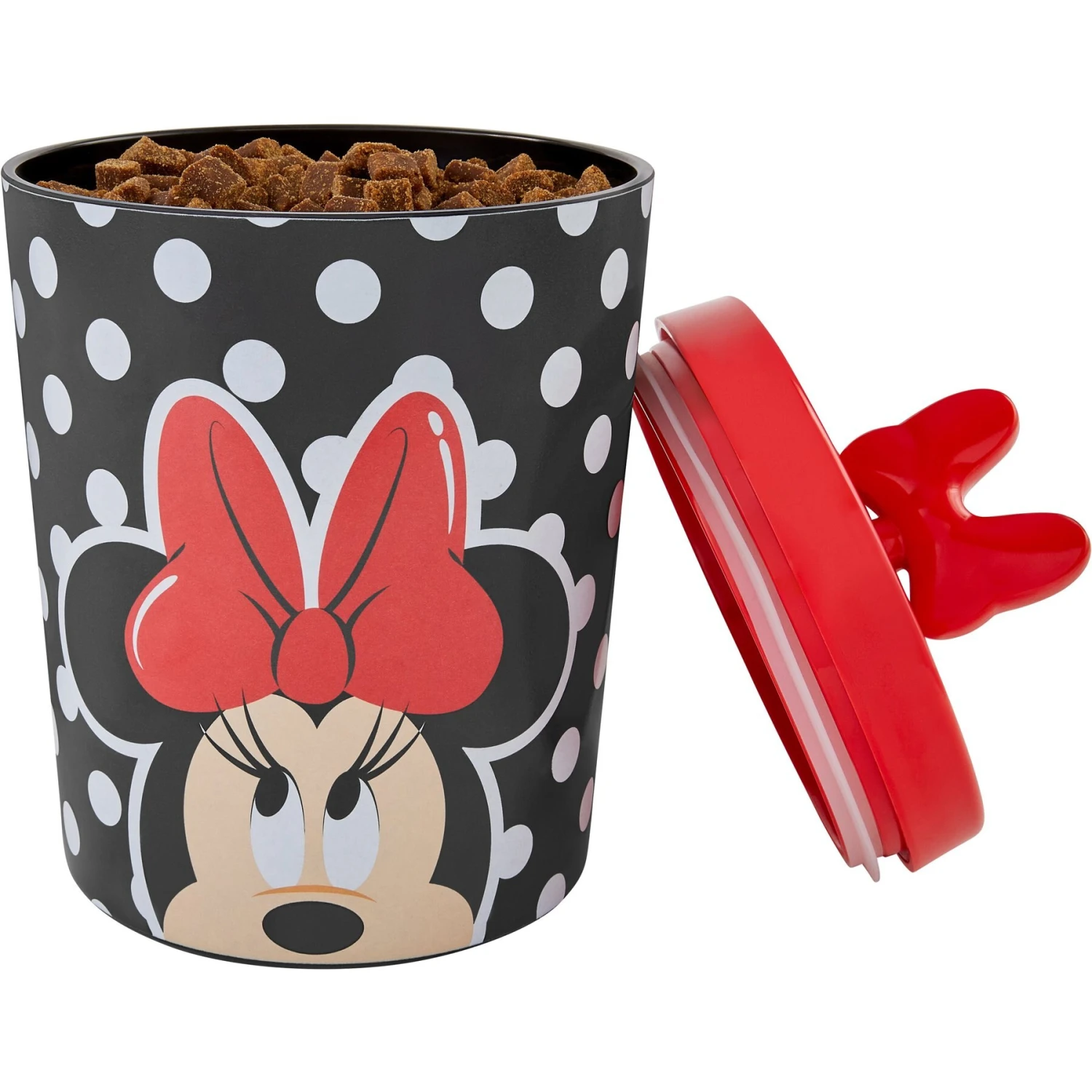 Disney Minnie Mouse Peek-A-Boo Melamine Dog & Cat Treat Jar 7 Disney Minnie Mouse Peek-A-Boo Melamine Dog & Cat Treat Jar - Image 5