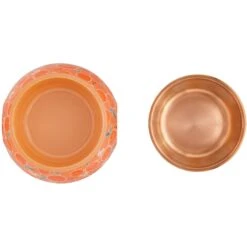 Disney Mickey Mouse Orange Bamboo Melamine Stainless Steel Dog & Cat Bowl -Cozy Paws 315346 PT4. AC SS1800 V1646327345