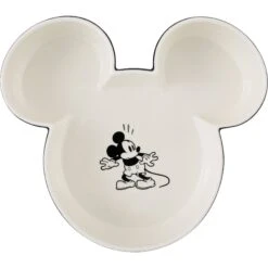 Disney Mickey Mouse Ceramic Dog & Cat Bowl