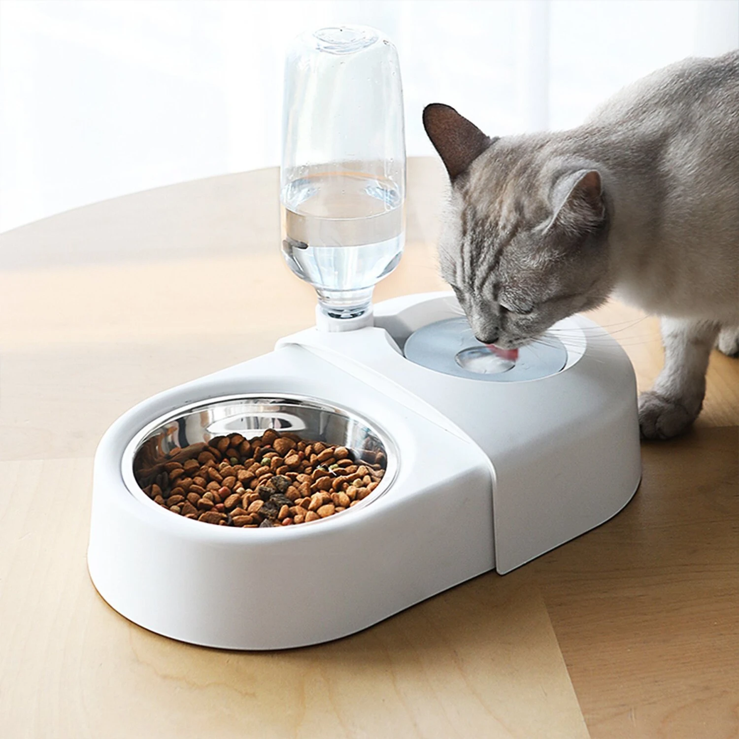 Hanamya Dog & Cat Automatic Waterer & Stainless Steel Bowl 4 Hanamya Dog & Cat Automatic Waterer & Stainless Steel Bowl - Image 2