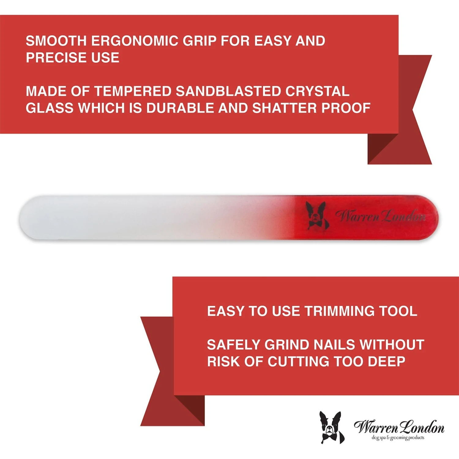 Warren London Glass Nail File 5 Warren London Glass Nail File - Image 3