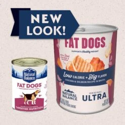 Natural Balance Original Ultra Fat Dogs Chicken & Salmon Recipe In Broth Wet Dog Food -Cozy Paws 316433 PT1. AC SS1800 V1684498696