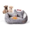 K&H Pet Products Mother’s Heartbeat Heated Bolster Puppy Bed -Cozy Paws 316709 MAIN. AC SS1800 V1627424078