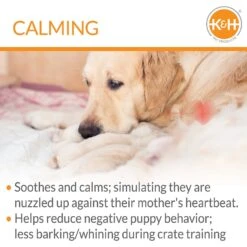 K&H Pet Products Mother's Heartbeat Puppy Heart Pillow -Cozy Paws 316725 PT4. AC SS1800 V1637624280