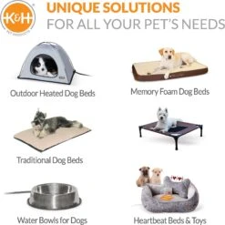 K&H Pet Products Mother's Heartbeat Puppy Heart Pillow -Cozy Paws 316725 PT8. AC SS1800 V1637626676