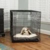 Snoozer Pet Products Luxury Microsuede Crate Cozy Cave Covered Dog Bed With Removable Cover -Cozy Paws 317353 MAIN. AC SS1800 V1632416800