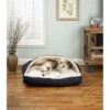 Snoozer Pet Products Poly Cotton Rectangle Cozy Cave Covered Dog Bed With Removable Cover -Cozy Paws 317374 MAIN. AC SS1800 V1632426376