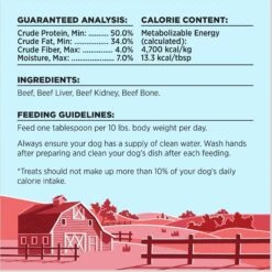 BIXBI Liberty Beef Recipe Freeze-Dried Dog Topper & Treat, 4.5-oz Bag 18 BIXBI Liberty Beef Recipe Freeze-Dried Dog Topper & Treat, 4.5-oz Bag -Cozy Paws 317483 PT7. AC SS1800 V1698947349
