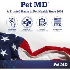 Pet MD Paw Balm 3-in-1 Nose/Snout & Elbow Moisturizer & Paw Protectors Paw Wax With Shea Butter, Coconut Oil, & Beeswax For Dogs, 2-oz Jar -Cozy Paws 318011 PT6. AC SS1800 V1659886952