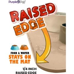 IPrimio Paw Print Dog & Cat Feeding Mat, X-Large -Cozy Paws 318067 PT2. AC SS1800 V1631830905