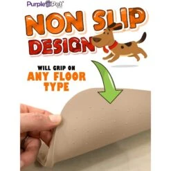 IPrimio Paw Print Dog & Cat Feeding Mat, X-Large -Cozy Paws 318067 PT3. AC SS1800 V1631832392