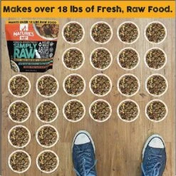 Nature's Diet Fresh Beef Simply Raw Freeze-Dried Dog Food, 3-lb Bag -Cozy Paws 318131 PT3. AC SS1800 V1628802083