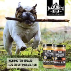 Nature's Diet Original Blend Beef Bone Broth Dry Dog & Cat Food Topping, 16-oz Jar -Cozy Paws 318135 PT7. AC SS1800 V1628806066
