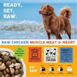 Nature's Diet Raw Mix Kibble Chicken Liver Inclusions Freeze Dried-Dog Food, 5-lb Bag -Cozy Paws 318145 PT6. AC SS1800 V1628806018
