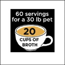 Nature's Diet Skin & Coat Bone Broth Dry Dog & Cat Food Topping, 6-oz Jar -Cozy Paws 318149 PT7. AC SS1800 V1628804191