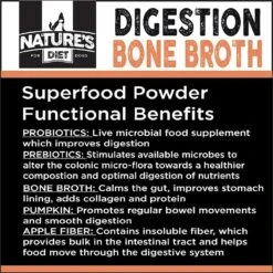 Nature's Diet Digestion Bone Broth Dry Dog & Cat Food Topping, 6-oz Jar -Cozy Paws 318151 PT6. AC SS1800 V1628805515