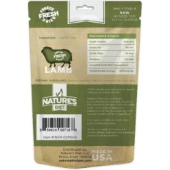 Nature's Diet Lamb Liver Raw Freeze-Dried Dog Treats, 3.5-oz Pouch -Cozy Paws 318161 PT1. AC SS1800 V1628803873