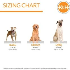 K&H Pet Products Quilt-Top Superior Orthopedic Dog Bed -Cozy Paws 320325 PT3. AC SS1800 V1631775202