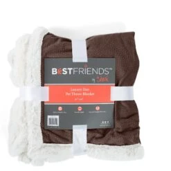 Best Friends By Sheri Ilan Microfiber Vegan Fur Cat & Dog Blanket -Cozy Paws 321958 PT6. AC SS1800 V1629486079
