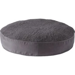 Happy Hounds Scooter Deluxe Round Pillow Dog Bed With Removable Cover, Gray -Cozy Paws 328581 PT2. AC SS1800 V1631141469