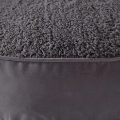 Happy Hounds Scooter Deluxe Round Pillow Dog Bed With Removable Cover, Gray -Cozy Paws 328581 PT6. AC SS1800 V1631146575