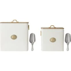 Frisco Premium Airtight Dog & Cat Food Storage Canister With Scoop -Cozy Paws 331486 PT5. AC SS1800 V1657656891