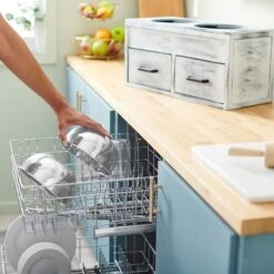 Frisco Premium Wood Elevated Large Breed Dog Bowl With Storage Station, 10 Cup -Cozy Paws 331505 PT6. AC SS1800 V1657656894