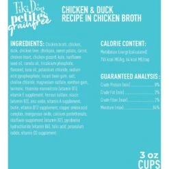 Tiki Dog Aloha Petites Chicken & Duck Recipe In Chicken Broth Wet Dog Food, 3-oz Cup, Case Of 4 -Cozy Paws 333558 PT2. AC SS1800 V1633388236