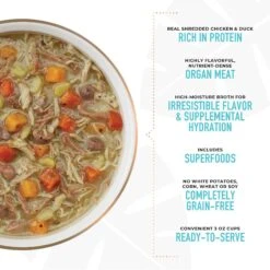 Tiki Dog Aloha Petites Chicken & Duck Recipe In Chicken Broth Wet Dog Food, 3-oz Cup, Case Of 4 -Cozy Paws 333558 PT4. AC SS1800 V1633393649