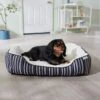 Frisco SW Stripe Rectangular Dog & Cat Cuddler -Cozy Paws 333893 MAIN. AC SS1800 V1658719229