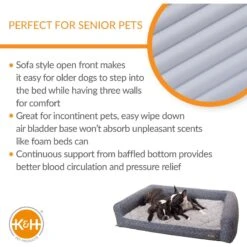 K&H Pet Products Air Sofa Dog Bed -Cozy Paws 337401 PT3. AC SS1800 V1634326005