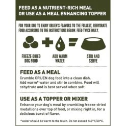 ORIJEN Original Grain-Free Freeze-Dried Dog Food & Topper & ORIJEN Tundra Grain-Free Freeze-Dried Dog Food & Topper -Cozy Paws 338711 PT8. AC SS1800 V1635908155