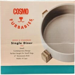 Cosmo Furbabies Single Dog & Cat Diner -Cozy Paws 341990 PT2. AC SS1800 V1636060604
