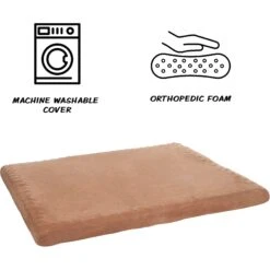 Pet Adobe Foam Covered Dog Bed -Cozy Paws 344921 PT2. AC SS1800 V1637280094