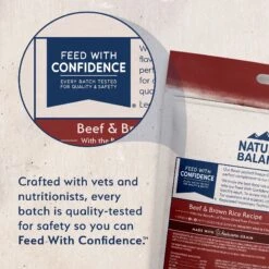Natural Balance Limited Ingredient Freeze-Dried Beef & Brown Rice Recipe Dry Dog Food -Cozy Paws 345528 PT8. AC SS1800 V1640646125