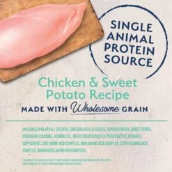 Natural Balance Limited Ingredient Freeze-Dried Chicken & Sweet Potato Recipe Dog Dry Food -Cozy Paws 345530 PT4. AC SS1800 V1640644383