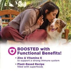 Wellness Bowl Boosters Plant Based Immunity Health Dog Food Topper, 4-oz Bag -Cozy Paws 347665 PT3. AC SS1800 V1703709255