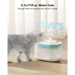 Petlibro Capsule Automatic Dog & Cat Water Fountain, 2-L -Cozy Paws 352552 PT6. AC SS1800 V1694184632