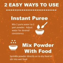 Whole Life Natural Solutions Pumpkin Powder Dog & Cat Freeze-Dried Treats, 2-oz Bag -Cozy Paws 354099 PT3. AC SS1800 V1673891954