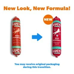 Lucy Pet Products Beef Formula Dog Food Roll -Cozy Paws 354386 PT1. AC SS1800 V1641583319