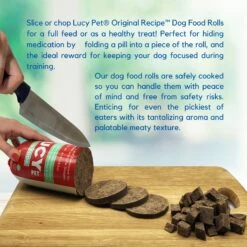 Lucy Pet Products Beef Formula Dog Food Roll -Cozy Paws 354386 PT4. AC SS1800 V1641597203
