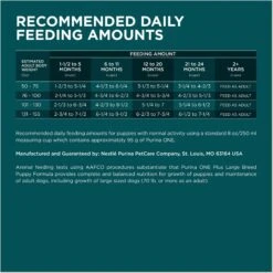 Purina ONE +Plus Natural Large Breed Formula Dry Puppy Food -Cozy Paws 355894 PT8. AC SS1800 V1676318580