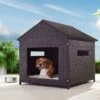 Frisco Outdoor Wicker Dog House & Bed -Cozy Paws 356073 MAIN. AC SS1800 V1652882001